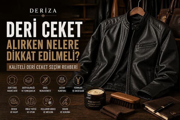 Deri Ceket Alırken Nelere Dikkat Edilmeli?