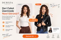 Deri Ceketi Üzerimde Nasıl Görebilirim? Üzerimde Gör