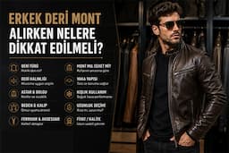 Erkek Deri Mont Alırken Nelere Dikkat Edilmeli?