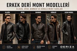 Erkek Deri Mont Modelleri: Klasik, Spor, Bomber ve Kürklü Montlar